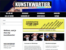 Tablet Screenshot of kunst-kwartier.nl